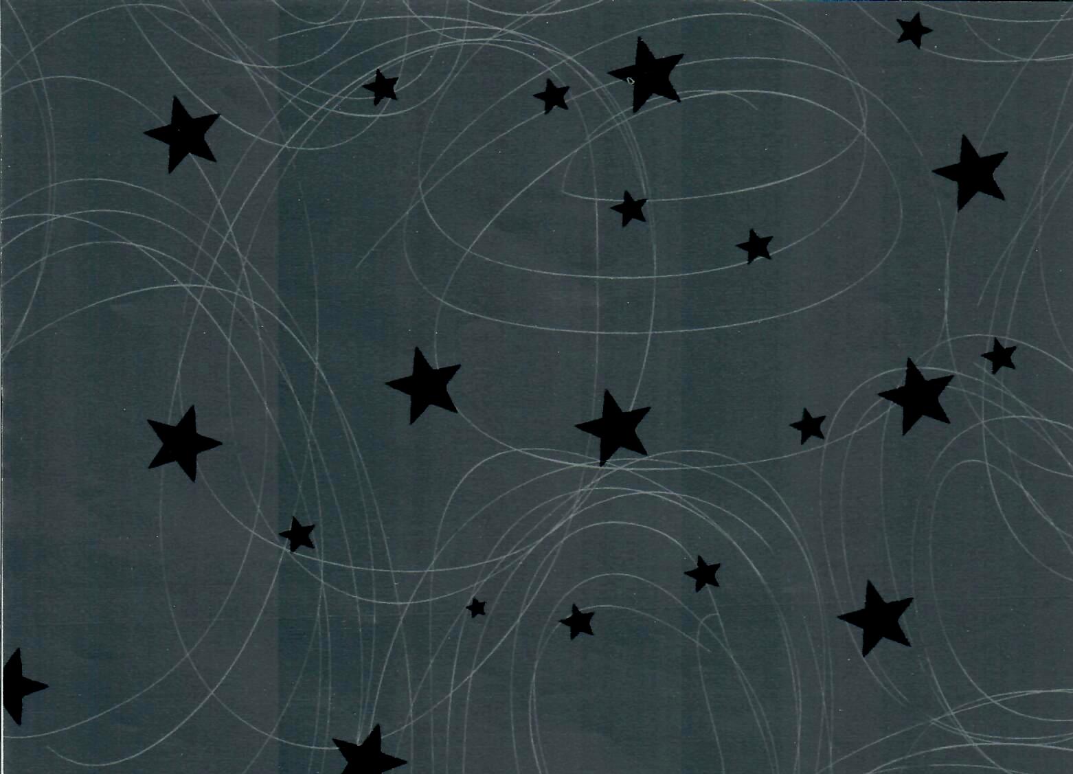 plan PAPEL DE REGALO PREMIUM ESTRELLITA NEGRO CIRCULOS PLATA FONDO OSCURO